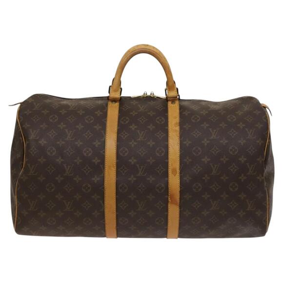 LOUIS VUITTON Monogram Keepall 55 Boston Bag M41424 - Picture 13 of 16